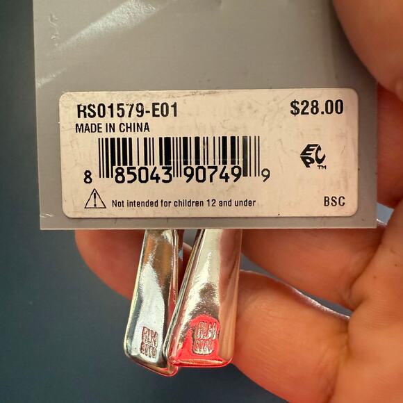 Robert Lee Morris Gold Silver Mixed Metal Drop Earrings - Picture 4 of 6